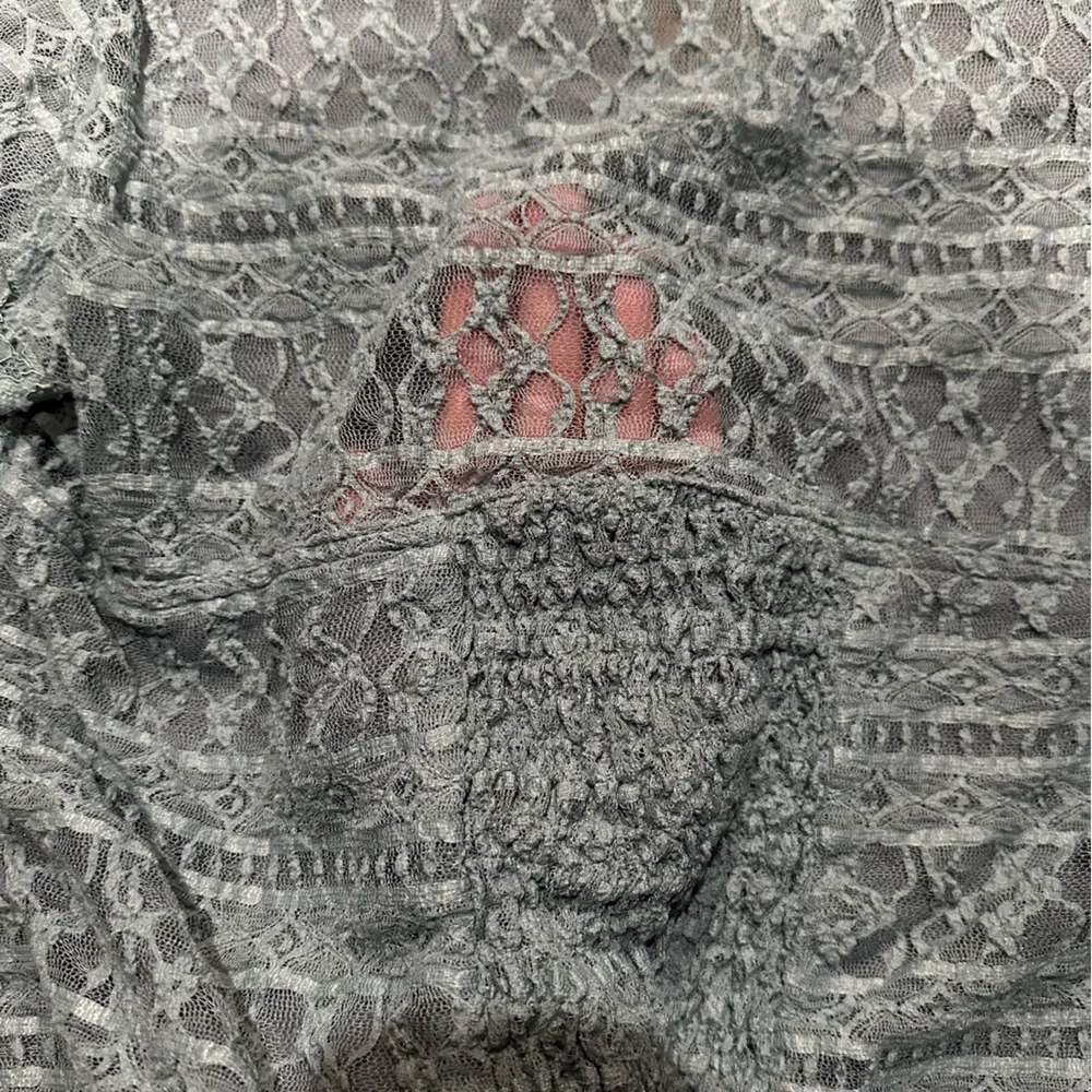 Buckle Gimmicks Lace Blouse
